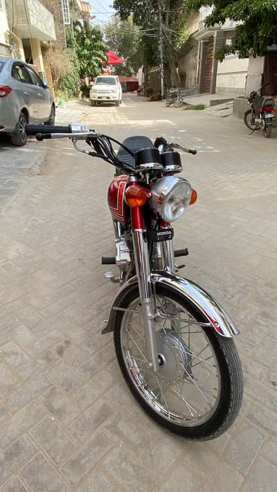 Honda CG 125 1987 Model Zero Zero For sale karachi number