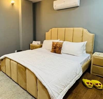 Daily basis and weekly basis Two bedrooms fully furnished luxury apartments available for rent Gulberg greens Islamabad