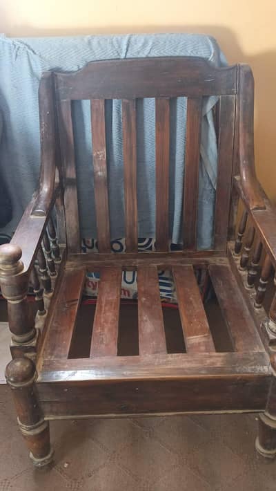 Wood Sofa Set