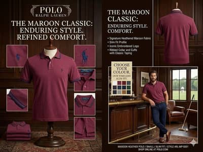 polo shirt maroon color