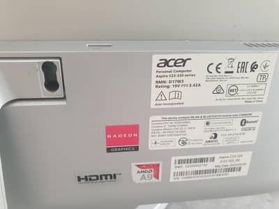 acer all in one pc for sale model no c22_320
