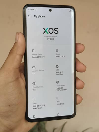 infinix zero x pro 8/128 gb