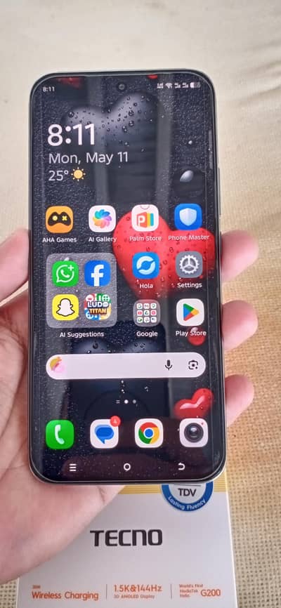 TECNO SPARK 40 PRO PLUS 16GB RAM 256GB ROM WHITE COLOR