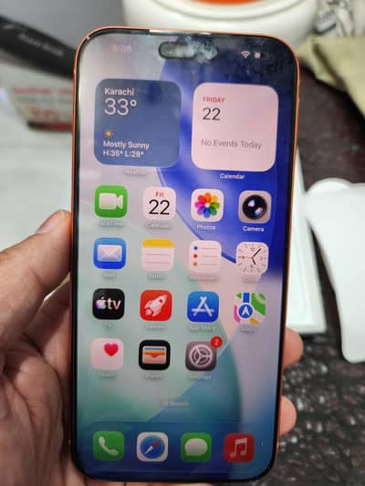 Iphone 17 Pro Max  256gb Orange  Non PTA