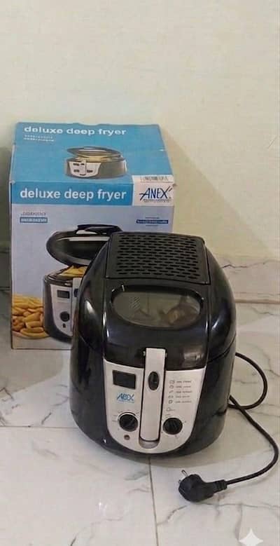Anex Deluxe Deep Fryer (AG-2012) – 2.5L / 1800W – Brand New Condition