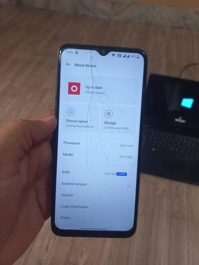 OnePlus N30 5G. 8/256 dual sim aprooved only phone