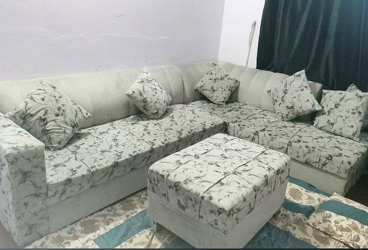 L shape sofa set 0