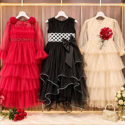 Girls Fancy party wedding event dress