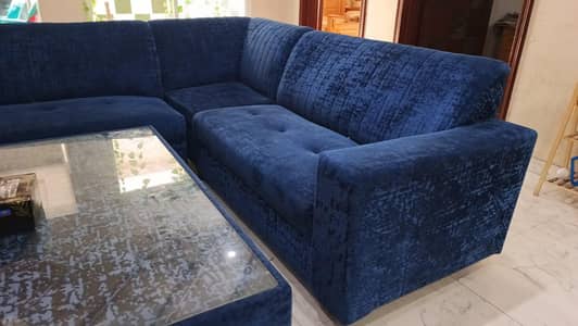 9 seater sofa set with table
