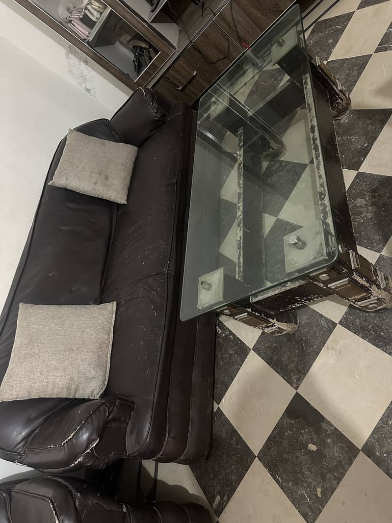 Sofa set and table 3