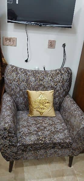 2 Sofas with table 5