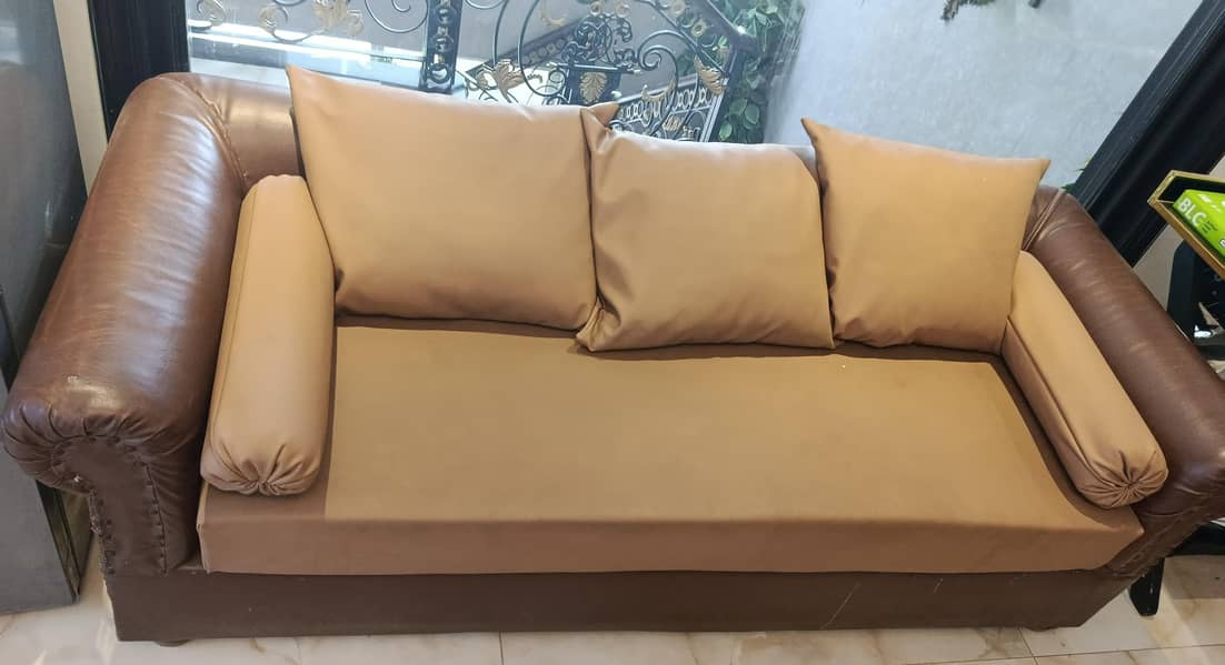 Leather sofa set 2