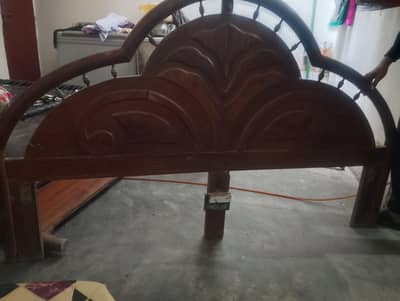 pur wood ka bead only farem bich wali saheet nhe ha