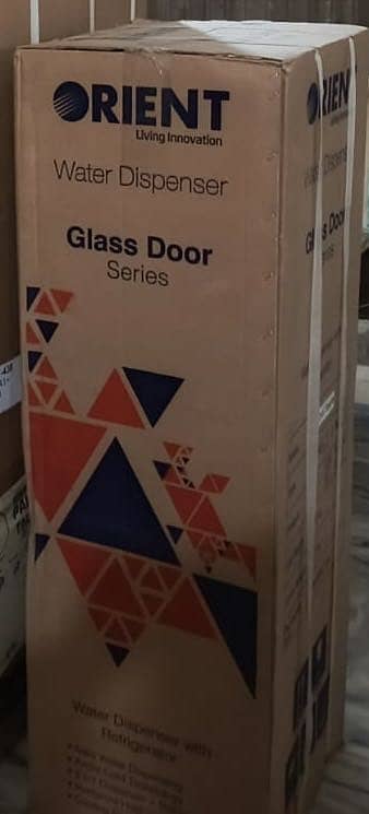 Orient Glass door series water dispenser with Refrigerator