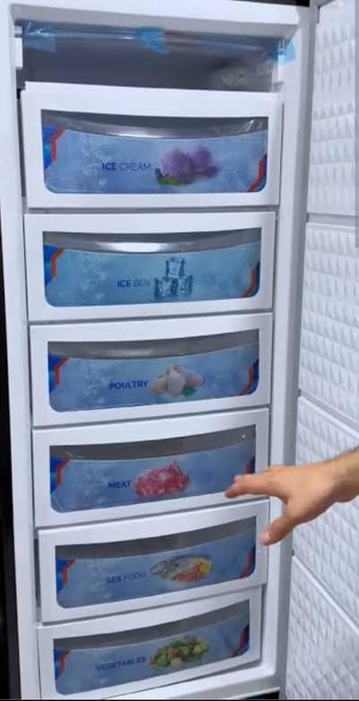 Verify Freezer Dawlance Glass Door Brand New Untouched