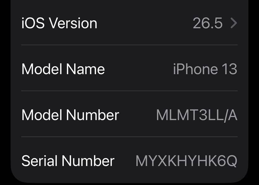 iPhone 13 0