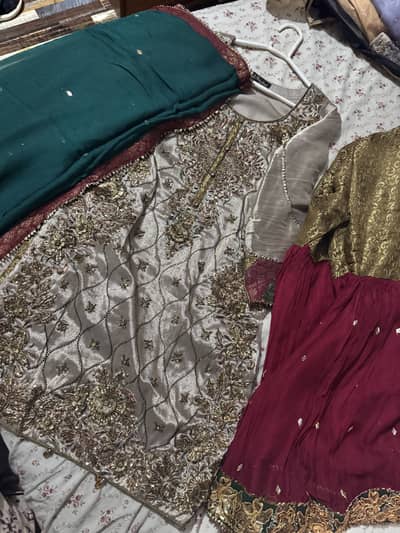 Bridal mehandi dress