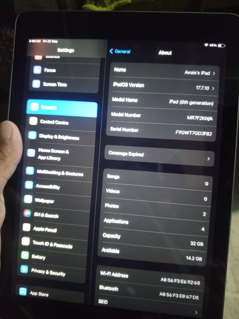 iPad 6 gen 5