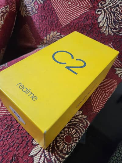 realme C2 with Box.