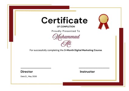 Professional Graphic Designing & Certificate Design Service