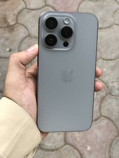 I phone 15 pro pta approved 256Gb with box
