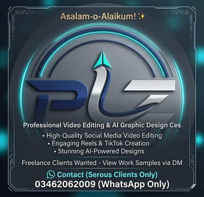 Professional Video Editor & AI Graphic Designer