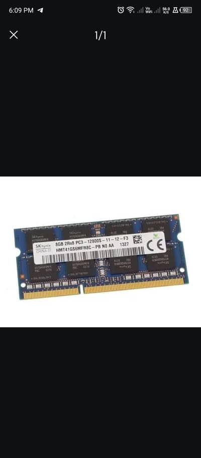 Hynix 8gb ddr3 Ram