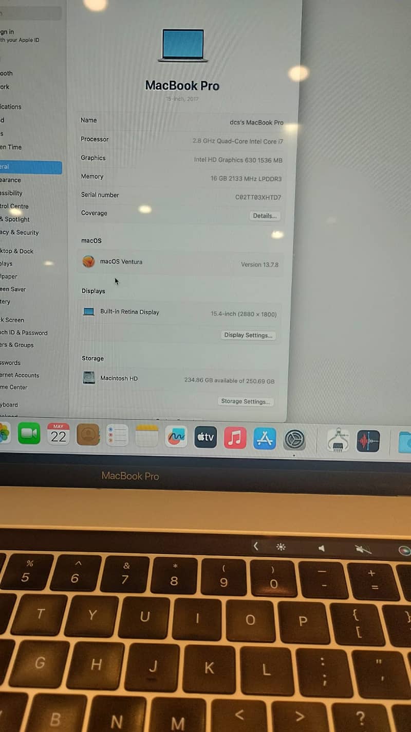 Apple MacBook Pro 2017 2