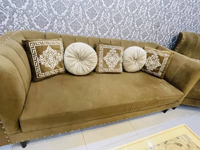 Wooden sofa
