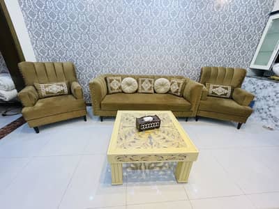 Wooden sofa