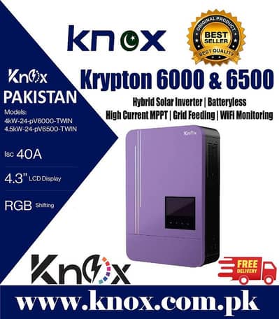 Knox hybrid inverter 4kw PV 6000