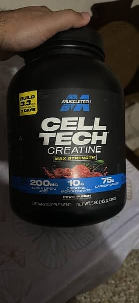 MuscleTech Cell Tech Creatine Max Strength 5.8lbs