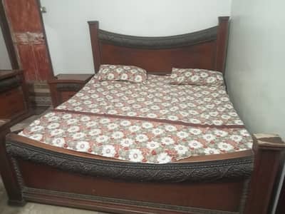 King Size Bed with two side table
