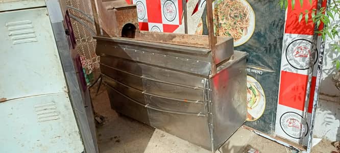 Pizza oven and fast food and BBQ complete setup
