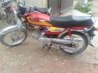 Honda Cd70 2024 Model Islamabad Number Condition 10/10
