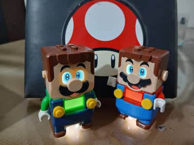 lego super mario and lego luigi