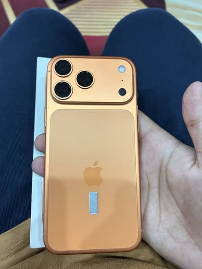Iphone 17 pro max jv with box 256gb orange