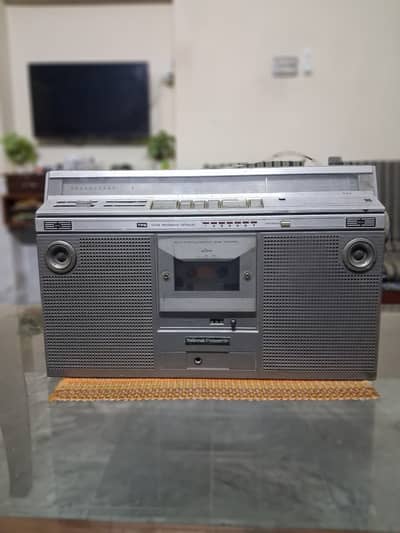 Original National Panasonic Radio Cassette Recorder-With AUX & Power