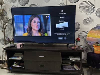 TCL 55 inch TV with console