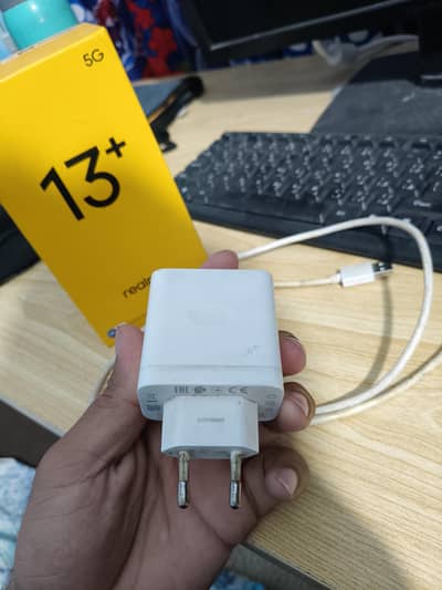 realme 13 plus with box and original 80w charger