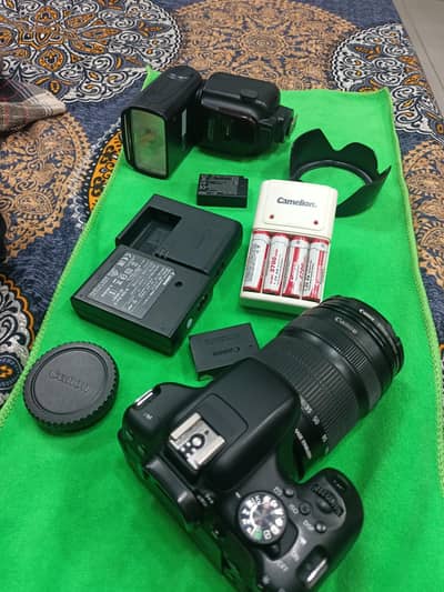 Canon 750D DSLR Kit 18-135mm Lens with AP-580 II Flash
