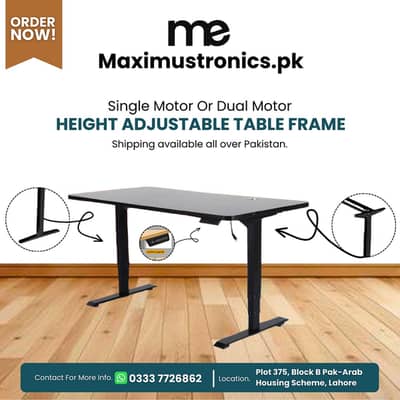 Dual Motor Single Motor Height adjustable table Computer table desk