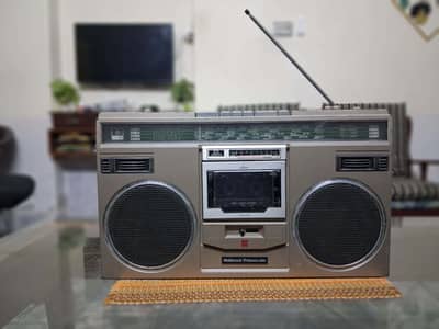 Original National Panasonic Radio Cassette Recorder(With Power Cable)