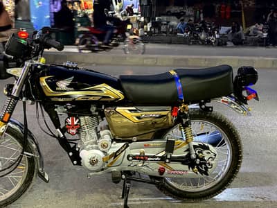 Honda cg 125 self start gold edition