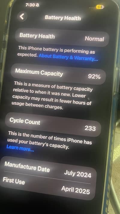 iPhone 15 Pro max 256GB Natural