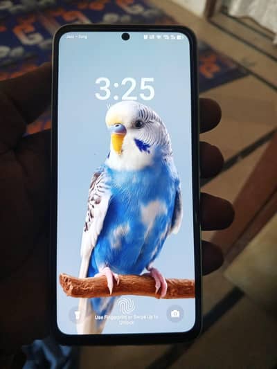 10 month warranty 6/128 gb bilkul new  under display fingerprint