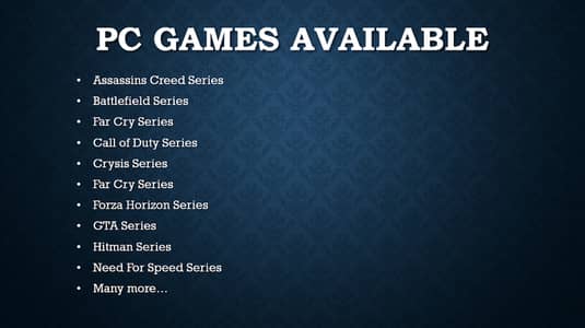 PC Games Setup Available | Latest & Old Games | Fast Copy Service