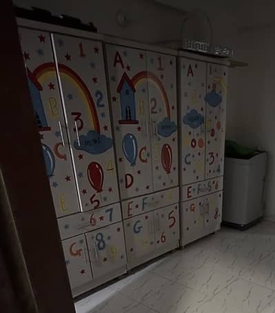 Kids Wooden Cupboard / Wardrobe – 10/10 Condition 