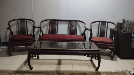sofa set and table for sale.