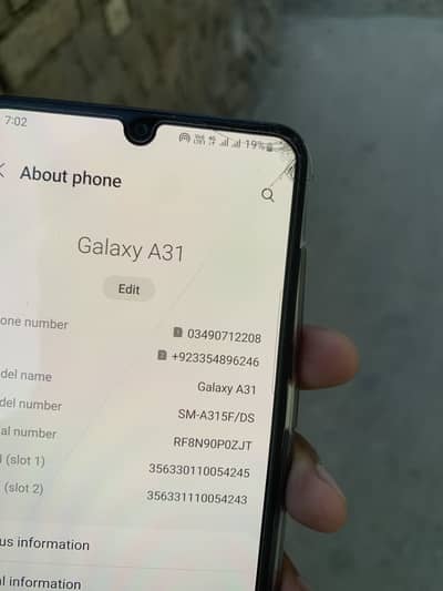 samsunge a31